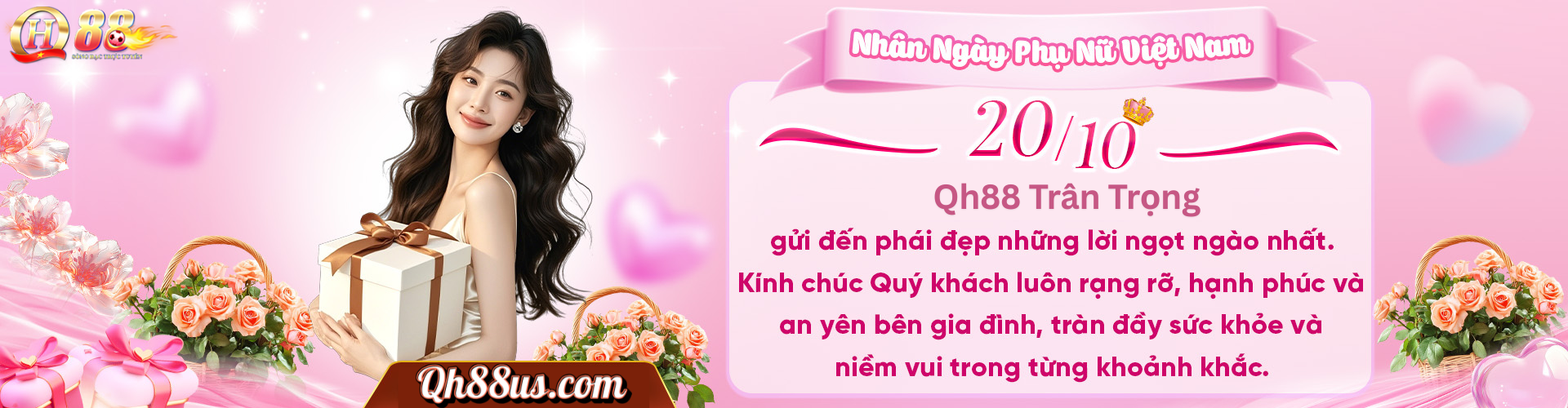 Qh88 và lời chúc 20-10